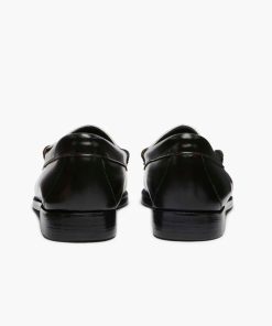 Donna GH BASS WEEJUNS | Gh Bass Penny Loafers Black & White