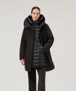 Donna WOOLRICH | Woolrich Military Parka 3 In 1 Black