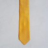 Uomo GHIGLINO 1893 | Cravatta Seta Foulard Giallo Fiorellino