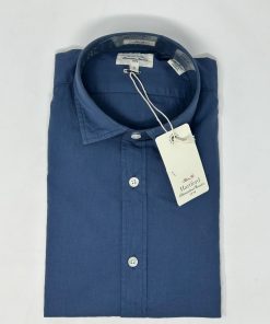 Uomo HARTFORD | Camicia Blu Popeline Light