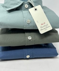 Uomo HARTFORD | Camicia Blu Popeline Light