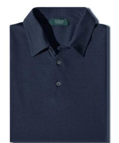 Uomo ZANONE | Zanone Polo Ice Cotton Blu