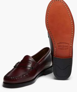 Donna GH BASS WEEJUNS | Gh Bass Penny Loafers Bordeaux