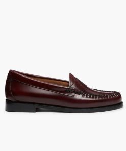 Donna GH BASS WEEJUNS | Gh Bass Penny Loafers Bordeaux