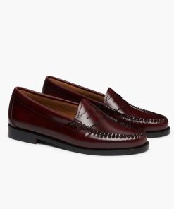 Donna GH BASS WEEJUNS | Gh Bass Penny Loafers Bordeaux