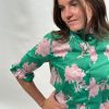 Donna GHIGLINO 1893 | Camicia Trilly Liberty Manica Corta