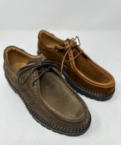 Uomo GHIGLINO 1893 | Mocassino Paraboot Scamosciato