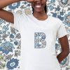 Donna GHIGLINO 1893 | T-Shirt Iniziale Made With Liberty Fabrics