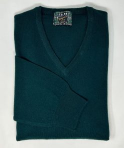 Uomo GHIGLINO 1893 | Maglione "Edward" Scollo V In Lana E Cashmere