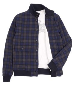 Uomo VALSTAR | Valstar Seersucker Navy Check