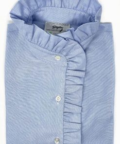 Donna GHIGLINO 1893 | Camicia Lulu Oxford Celeste