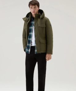 Uomo WOOLRICH | Giacca Woolrich Aleutian Field Jacket Col Dark Green