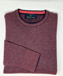 Uomo GHIGLINO 1893 | Maglione "Mando" Jacquard Sale E Pepe