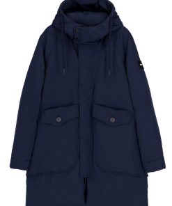 Uomo OOFWEAR | Parka Imbottitura Ecologica Blu Oofwear