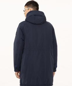 Uomo OOFWEAR | Parka Imbottitura Ecologica Blu Oofwear