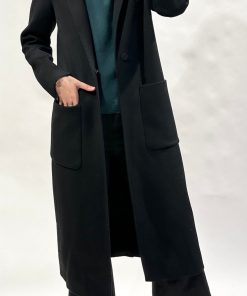 Donna GHIGLINO 1893 | Cappotto Angelina Lungo Nero