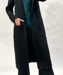 Donna GHIGLINO 1893 | Cappotto Angelina Lungo Nero