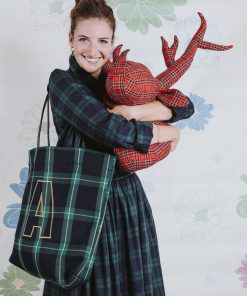 Donna GHIGLINO 1893 | Shopper Tartan Alphabet Style