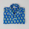 Uomo GHIGLINO 1893 | Camicia Jaipur Indian Print Bluette