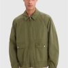 Uomo WOOLRICH | Woolrich Giacca Crew Cotone Ivy Green