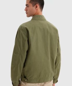 Uomo WOOLRICH | Woolrich Giacca Crew Cotone Ivy Green