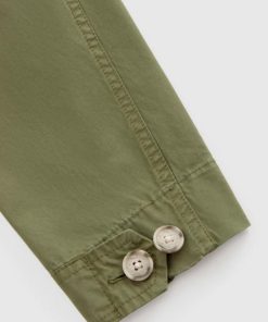 Uomo WOOLRICH | Woolrich Giacca Crew Cotone Ivy Green