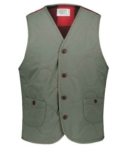 Uomo GHIGLINO 1893 | Gilet Carter Chesapeakes Militare Check