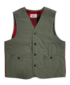 Uomo GHIGLINO 1893 | Gilet Carter Chesapeakes Militare Check