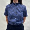 Donna GHIGLINO 1893 | Camicia Polo Chicca Liberty Manica Corta