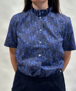 Donna GHIGLINO 1893 | Camicia Polo Chicca Liberty Manica Corta