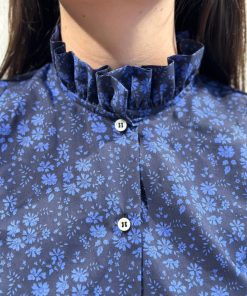 Donna GHIGLINO 1893 | Camicia Polo Chicca Liberty Manica Corta