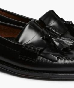 Uomo GH BASS WEEJUNS | G.H.Bass Mocassino Weejuns Layton Kiltie Pelle Nera