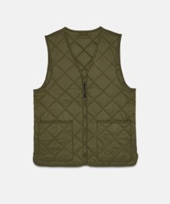 Uomo BARACUTA | Baracuta Gilet Miller Verde Militare