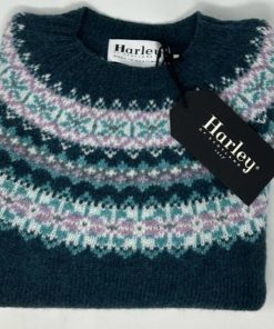 Donna HARLEY OF SCOTLAND | Maglione Shetland Fair Isle Harley Of Scotland For Ghiglino