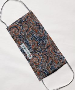 Accessori GHIGLINO 1893 | Cover Per Mascherina Liberty Fabric Lurex Silver Details