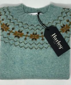 Donna HARLEY OF SCOTLAND | Maglione Shetland Scottish Fair Isle Harley Of Scotland For Ghiglino