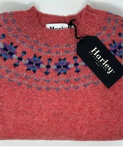 Donna HARLEY OF SCOTLAND | Maglione Shetland Scottish Fair Isle Harley Of Scotland For Ghiglino