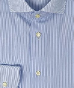 Uomo GHIGLINO 1893 | Camicia Millerighe Celeste