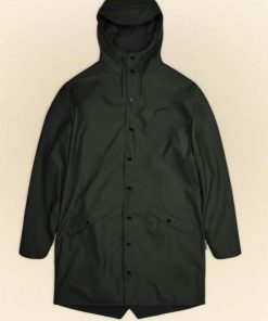 Uomo RAINS | Impermeabile Lungo Rains Col. Green