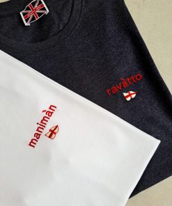 Uomo GHIGLINO 1893 | T-Shirt "Ravatto Genova" Blu