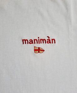 Uomo GHIGLINO 1893 | T-Shirt "Maniman" Genova Bianca