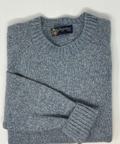 Uomo GHIGLINO 1893 | Maglione "Teo" Girocollo Mouline' In Eco-Cashmere