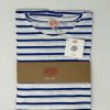 Uomo AMOUR LUX | Armour Lux Camicia Bretone Leggera Riga Blu Cina