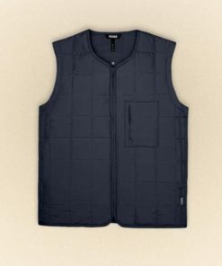 Uomo RAINS | Gilet Trapuntato Rains Col. Navy