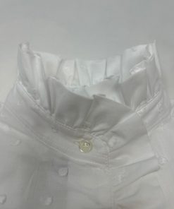 Donna GHIGLINO 1893 | Camicia Lulu Bianca Plumetis Bianco