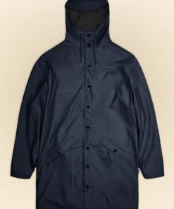 Uomo RAINS | Impermeabile Lungo Rains Col. Navy