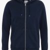 Uomo COLORFUL STANDARD | Colorful Standard Felpa Zip Cotone Organico Navy Blu