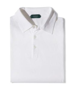 Uomo ZANONE | Zanone Polo Ice Cotton Bianco