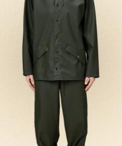 Uomo RAINS | Impermeabile Rains Col. Green