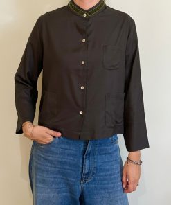 Donna GHIGLINO 1893 | Camicia Margot Collo Coreana